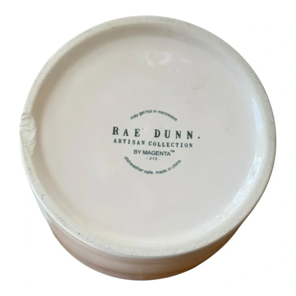 Rae Dunn White Ceramic Salsa and Guac Bowls